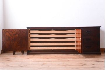 中古　筑後民芸家具　衣装箪笥ローボード(ローチェスト)