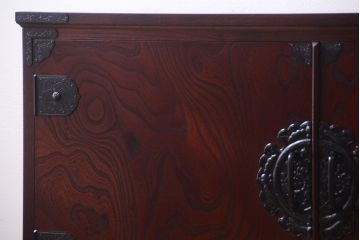 中古　筑後民芸家具　衣装箪笥ローボード(ローチェスト)