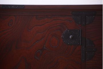 中古　筑後民芸家具　衣装箪笥ローボード(ローチェスト)