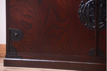 中古　筑後民芸家具　衣装箪笥ローボード(ローチェスト)