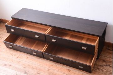 アンティーク家具　和製アンティーク　古材天板!衣装箪笥ローボード(ローチェスト)