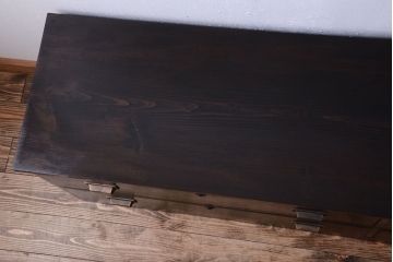 アンティーク家具　和製アンティーク　古材天板!衣装箪笥ローボード(ローチェスト)