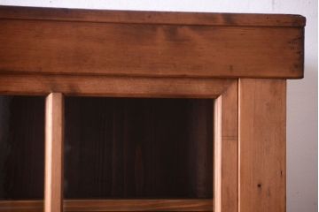 アンティーク家具　古民具・骨董　明治〜大正期　古い木味の五尺関西水屋箪笥(収納棚)