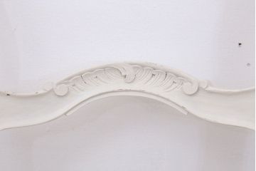 アンティーク家具　フランスアンティーク　優雅なデザインのリペイントチェア(1)