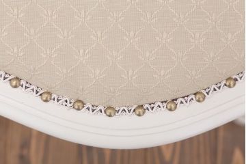 アンティーク家具　フランスアンティーク　優雅なデザインのリペイントチェア(1)