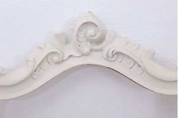 【I様ご成約済み・ご決済用】フランスアンティーク　優雅なデザインのリペイントチェア(2)