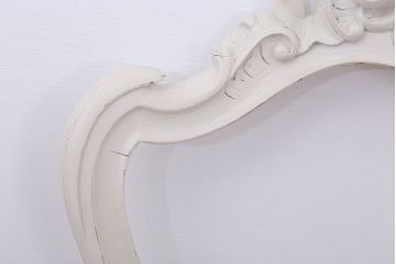 【I様ご成約済み・ご決済用】フランスアンティーク　優雅なデザインのリペイントチェア(2)