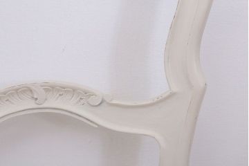 【I様ご成約済み・ご決済用】フランスアンティーク　優雅なデザインのリペイントチェア(2)