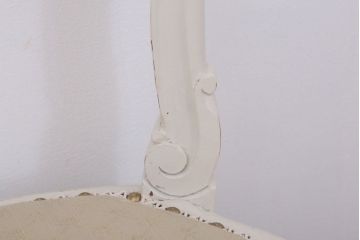 【I様ご成約済み・ご決済用】フランスアンティーク　優雅なデザインのリペイントチェア(2)