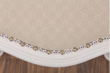 【I様ご成約済み・ご決済用】フランスアンティーク　優雅なデザインのリペイントチェア(2)