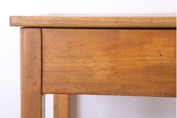 アンティーク家具 イギリスアンティーク 古い木の小ぶりなスクールデスク(1)