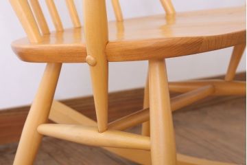 アンティーク家具　イギリス　アーコール　クエーカーロッキングチェア