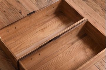 アンティーク家具　古民具・骨董　明治大正期　古い時代箪笥ローボード(2)