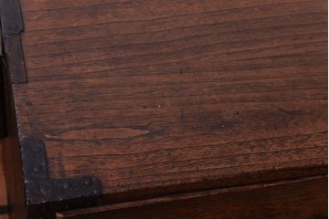 アンティーク家具　古民具・骨董　明治大正期　古い時代箪笥ローボード(2)