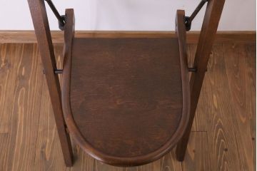 アンティーク家具　イギリスアンティーク　折りたたみ椅子(フォールディングチェア)(1)