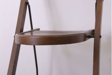 アンティーク家具　イギリスアンティーク　折りたたみ椅子(フォールディングチェア)(1)