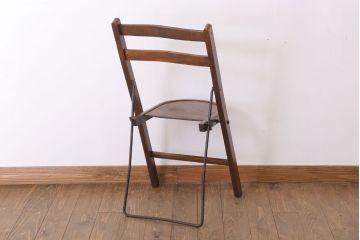 アンティーク家具　イギリスアンティーク　折りたたみ椅子(フォールディングチェア)(1)