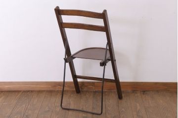 アンティーク家具　イギリスアンティーク　折りたたみ椅子(フォールディングチェア)(2)