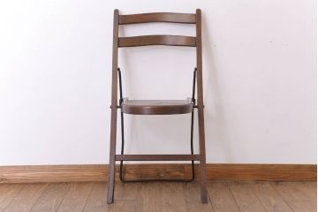 アンティーク家具　イギリスアンティーク　折りたたみ椅子(フォールディングチェア)(3)