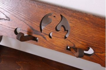 アンティーク家具　和製アンティーク　古い木製の子供用リーディングデスク