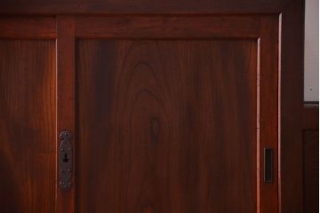 アンティーク家具　古民具・骨董　明治　前面欅材のアンティーク階段箪笥