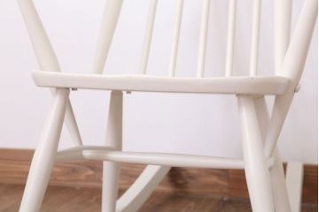 アンティーク家具　ペイント　イギリス　アーコール ゴールドスミス　ロッキングチェア(2)
