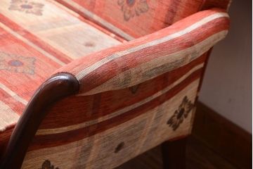 ヴィンテージ家具　イギリスビンテージ　Parker Knoll(パーカーノール)　おしゃれなラブソファ(2人掛けソファ)