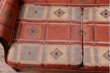 ヴィンテージ家具　イギリスビンテージ　Parker Knoll(パーカーノール)　おしゃれなラブソファ(2人掛けソファ)