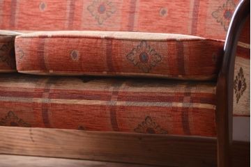 ヴィンテージ家具　イギリスビンテージ　Parker Knoll(パーカーノール)　おしゃれなラブソファ(2人掛けソファ)