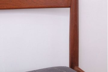 ヴィンテージ家具　北欧ビンテージ　チーク材のシンプルなダイニングチェア(1)