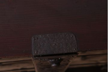 アンティーク家具　古民具・骨董　明治〜大正　前面黒漆のアンティーク庄内箪笥