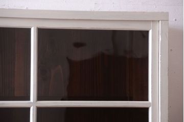 アンティーク家具　アンティークペイント　古い木の重ね戸棚(収納棚)