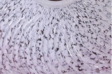 フランスアンティーク　フリルシェードのかわいいペンダントライト(天井照明)