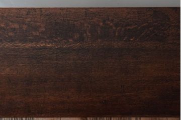 レトロ家具　昭和レトロ　シンプル!古い木の横長平机(2)(コンソールテーブル)