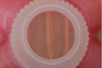 アンティーク　フリルシェードの古いペンダントライト(2)