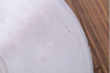イギリスアンティーク　ホーローシェードのおしゃれな天井照明(2)