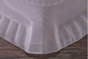 イギリスアンティーク　可愛らしいフリルシェードのペンダントライト(2)