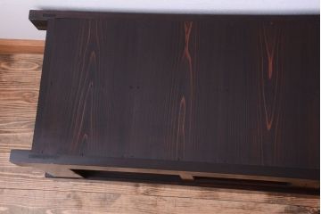 アンティーク家具　和製アンティーク　五尺　大正〜明治期の古いローボード(水屋箪笥、テレビ台、キャビネット、収納棚)