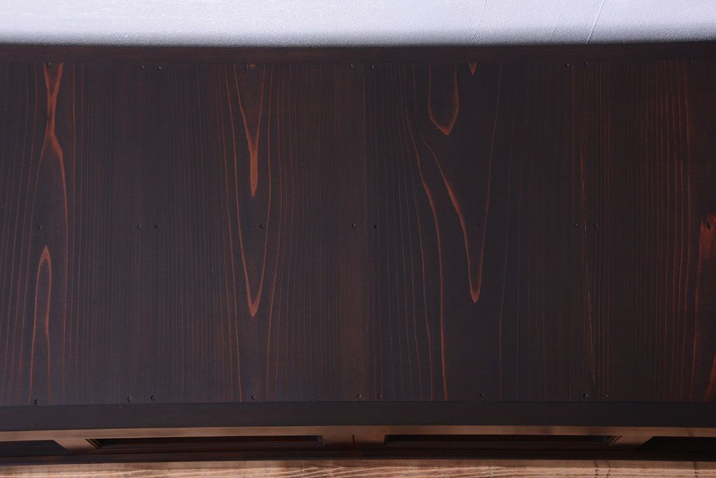 アンティーク家具　和製アンティーク　五尺　大正〜明治期の古いローボード(水屋箪笥、テレビ台、キャビネット、収納棚)