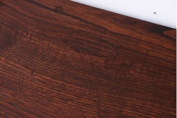 レトロ家具　昭和レトロ　古い木のモールガラス戸収納棚(サイドキャビネット)