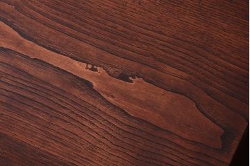 レトロ家具　昭和レトロ　古い木のモールガラス戸収納棚(サイドキャビネット)