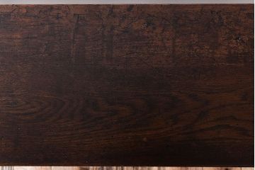 レトロ家具　昭和レトロ　古い木のシンプルな横長平机(コンソールテーブル)