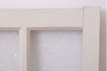 ペイント　ダイヤガラス入りの引き戸2枚セット(窓)