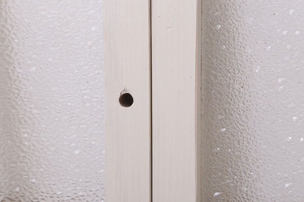 ペイント　ダイヤガラス入りの引き戸2枚セット(窓)