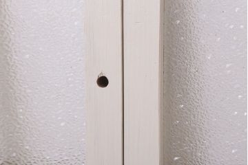 ペイント　ダイヤガラス入りの引き戸2枚セット(窓)