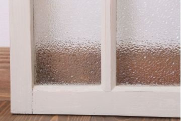 ペイント　ダイヤガラス入りの引き戸2枚セット(窓)