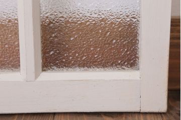 ペイント　ダイヤガラス入りの引き戸2枚セット(窓)