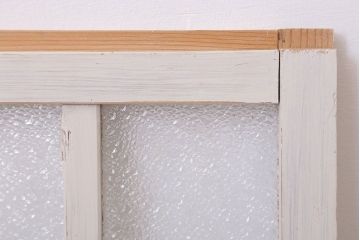 ペイント　ダイヤガラス入りの引き戸2枚セット(窓)