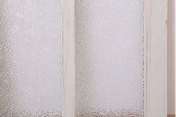 ペイント　ダイヤガラス入りの引き戸2枚セット(窓)