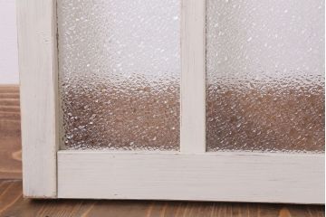 ペイント　ダイヤガラス入りの引き戸2枚セット(窓)